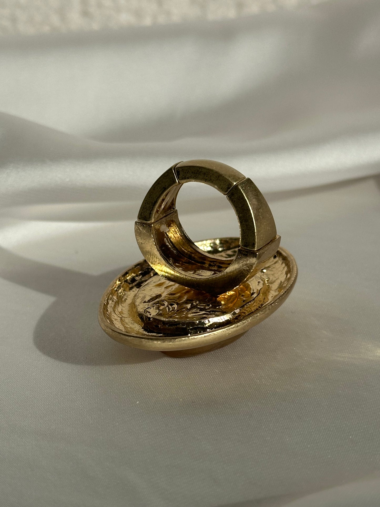 MAXI ANILLO ALARGADO PIEDRA