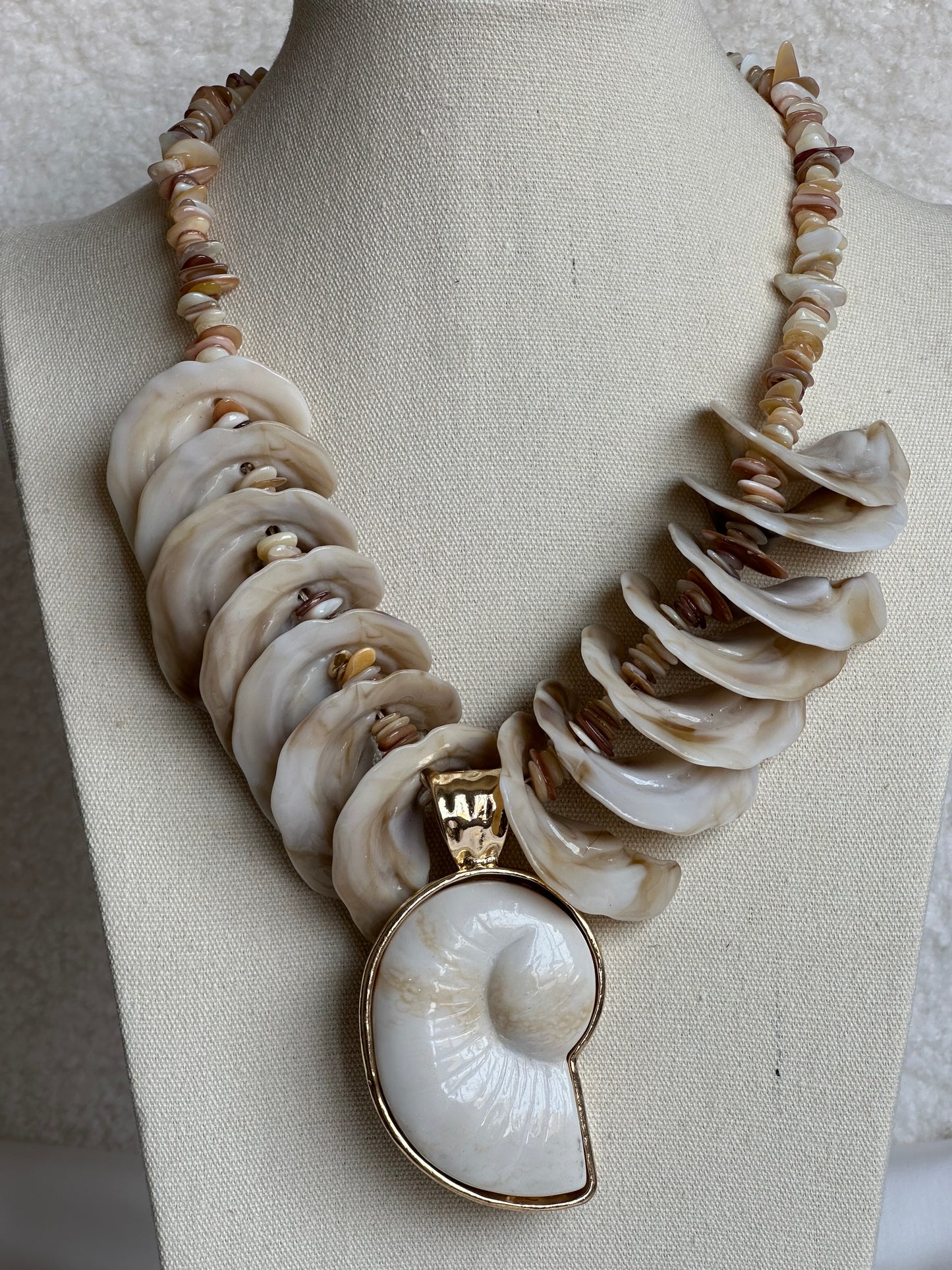 COLLAR CARACOLA CONCHAS