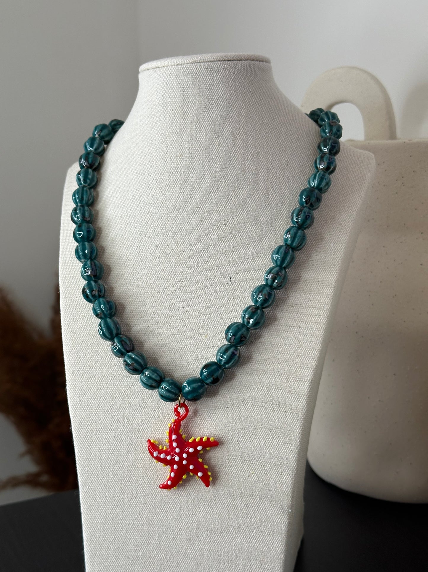 COLLAR STARFISH ROJA (PREVENTA)