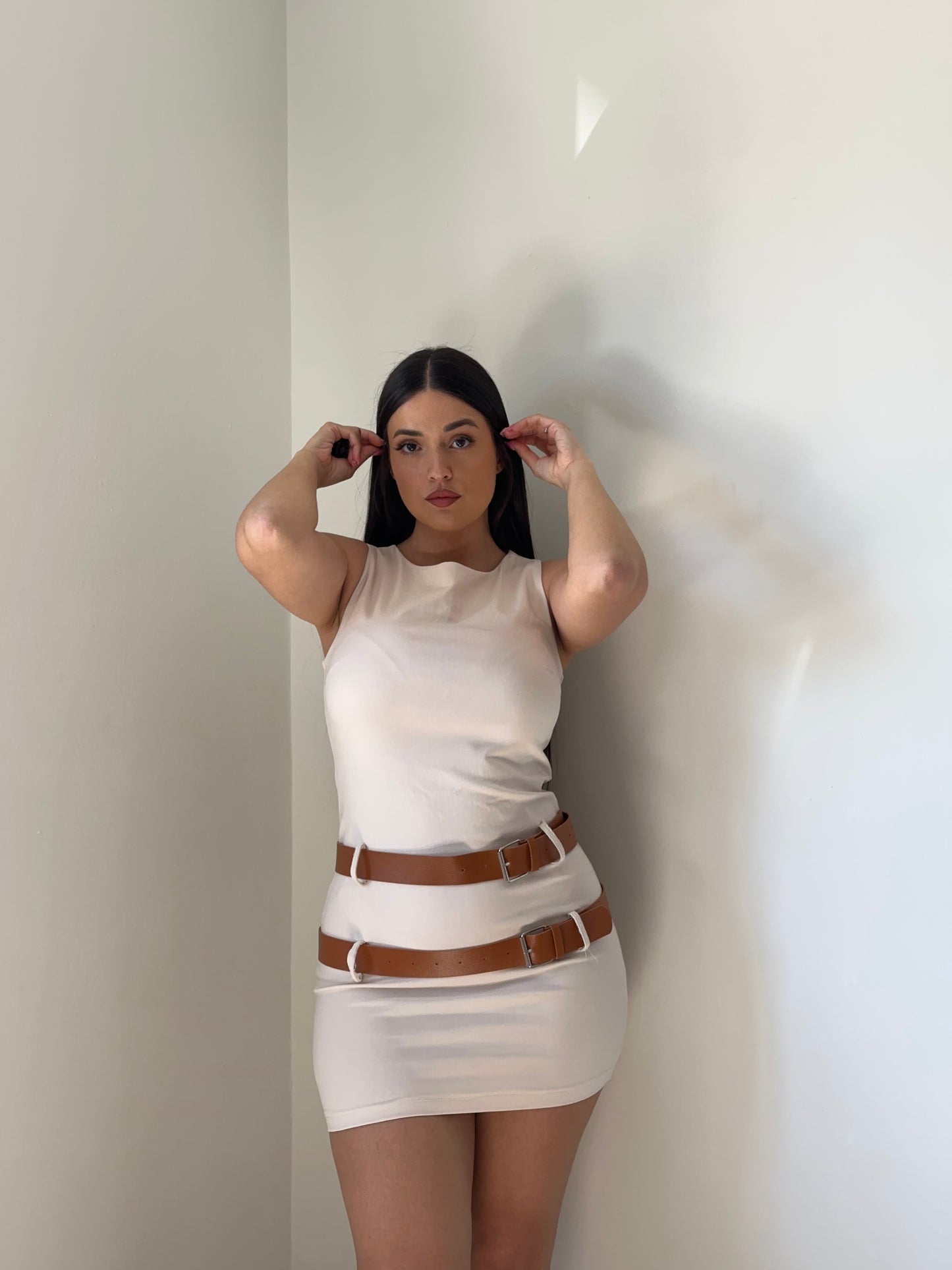 VESTIDO MINI CINTURONES