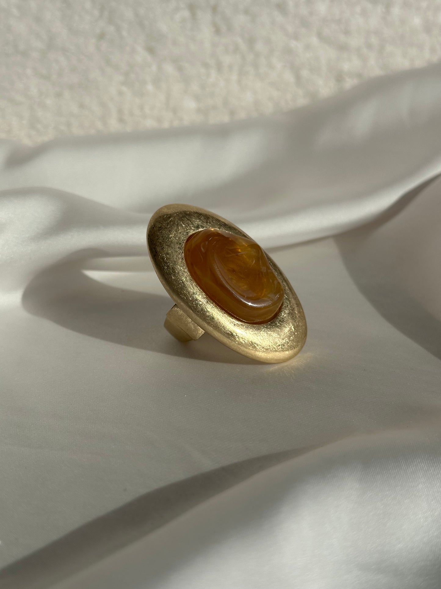 MAXI ANILLO ALARGADO PIEDRA