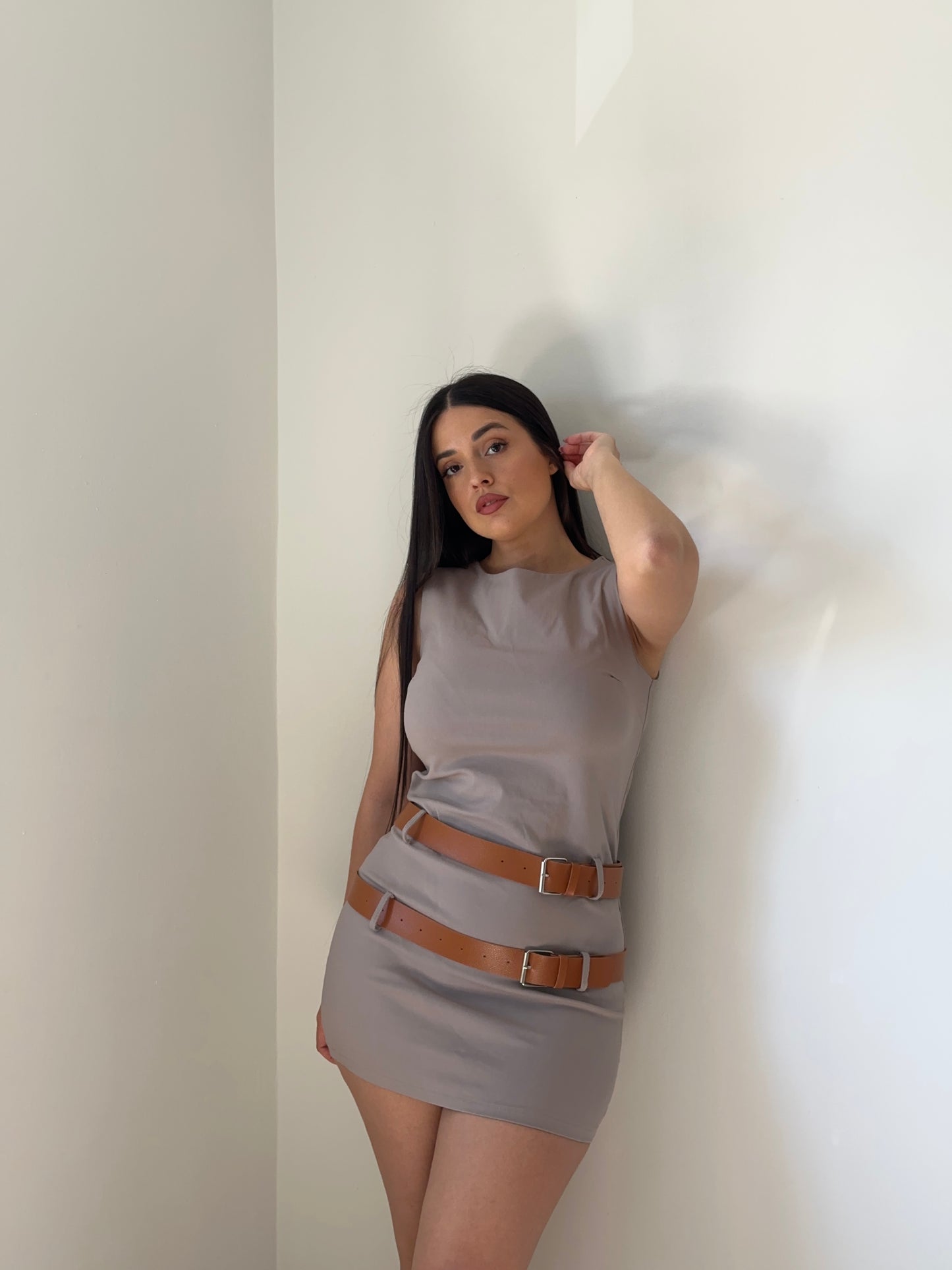 VESTIDO MINI CINTURONES