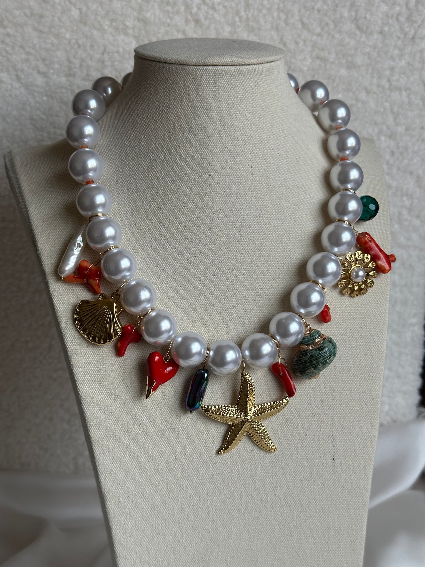 COLLAR PERLAS CHARMS