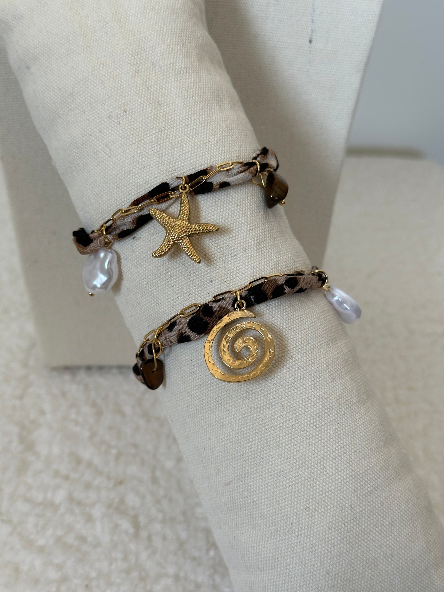 PULSERA ANIMAL PRINT CHARMS