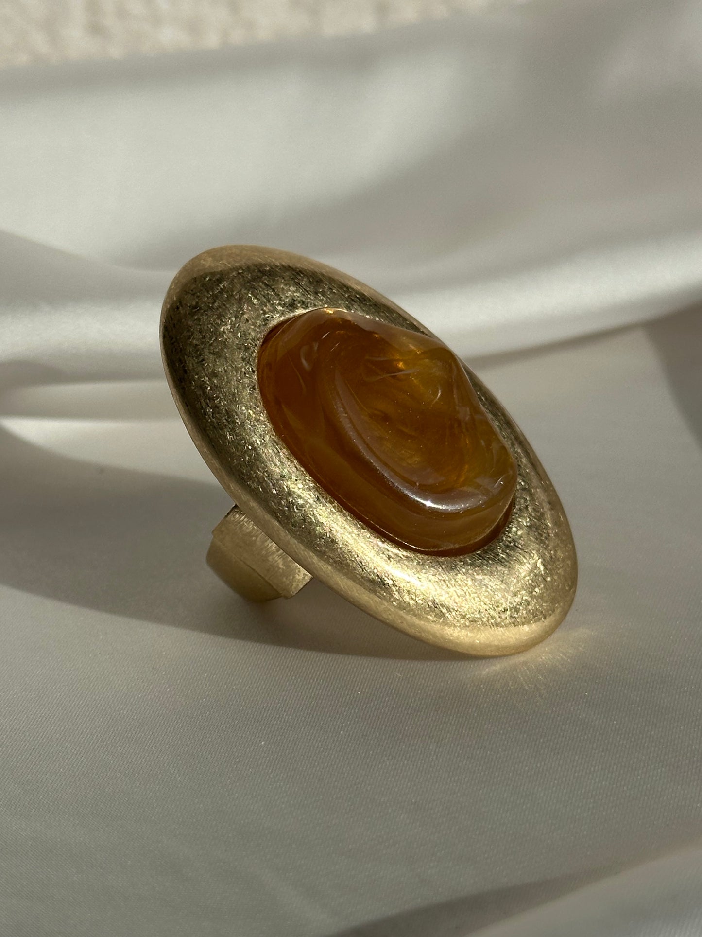 MAXI ANILLO ALARGADO PIEDRA