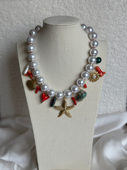 COLLAR PERLAS CHARMS