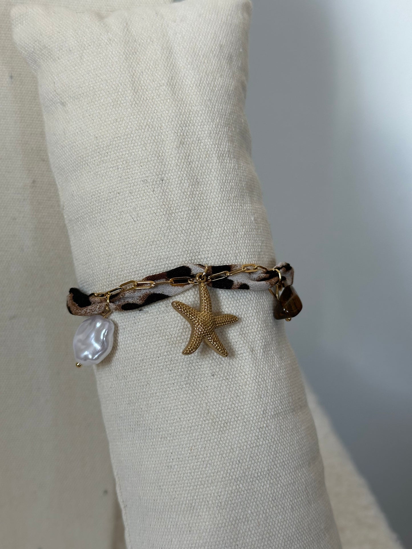 PULSERA ANIMAL PRINT CHARMS