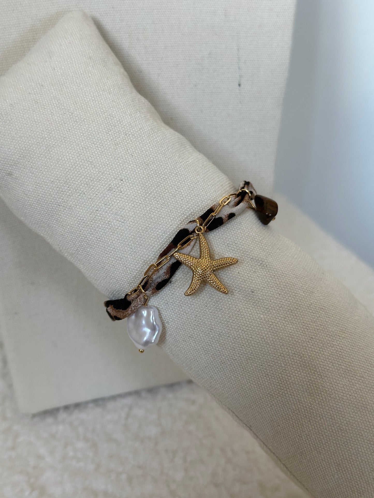 PULSERA ANIMAL PRINT CHARMS