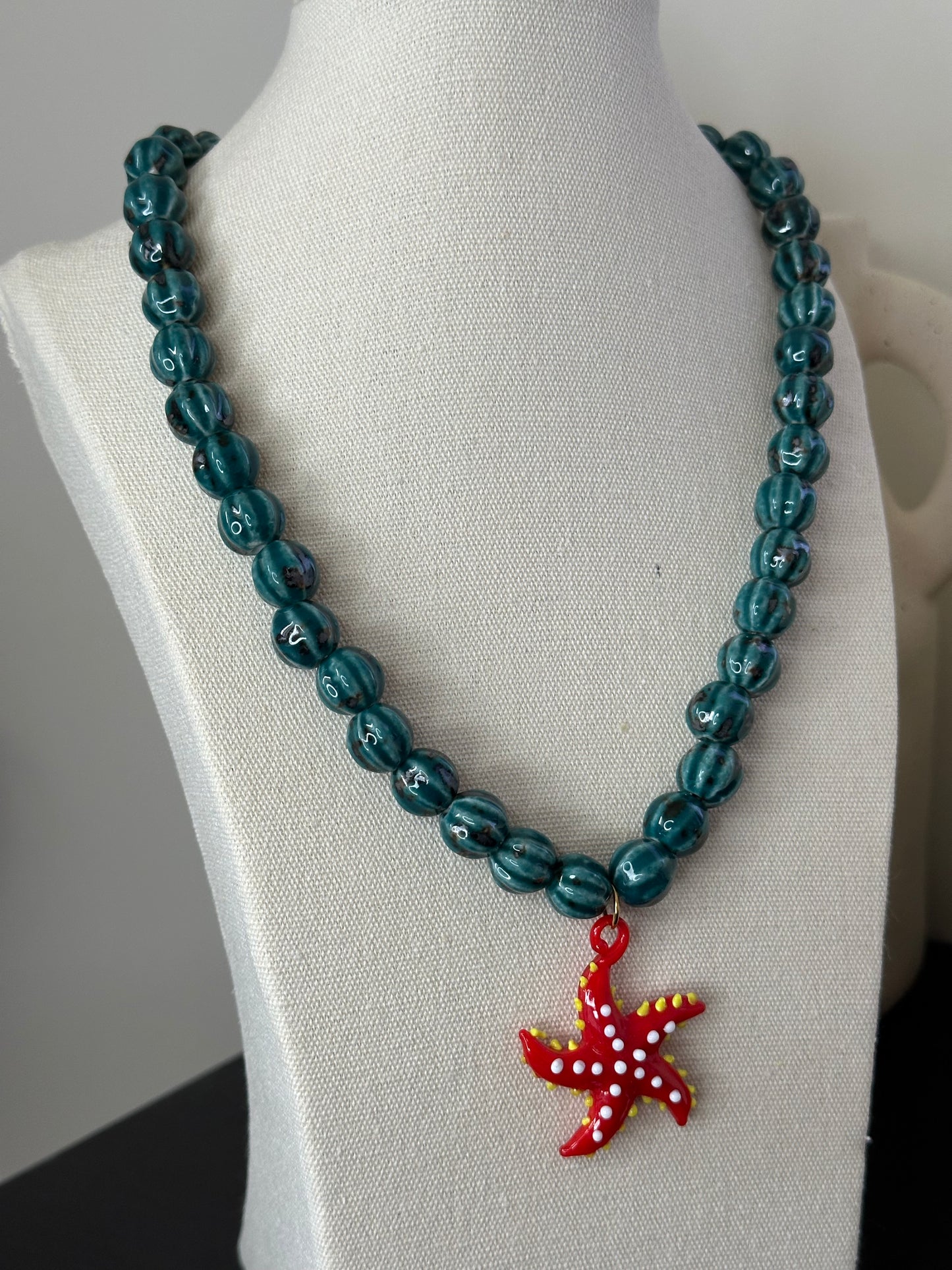 COLLAR STARFISH ROJA (PREVENTA)