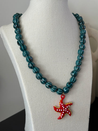 COLLAR STARFISH ROJA (PREVENTA)