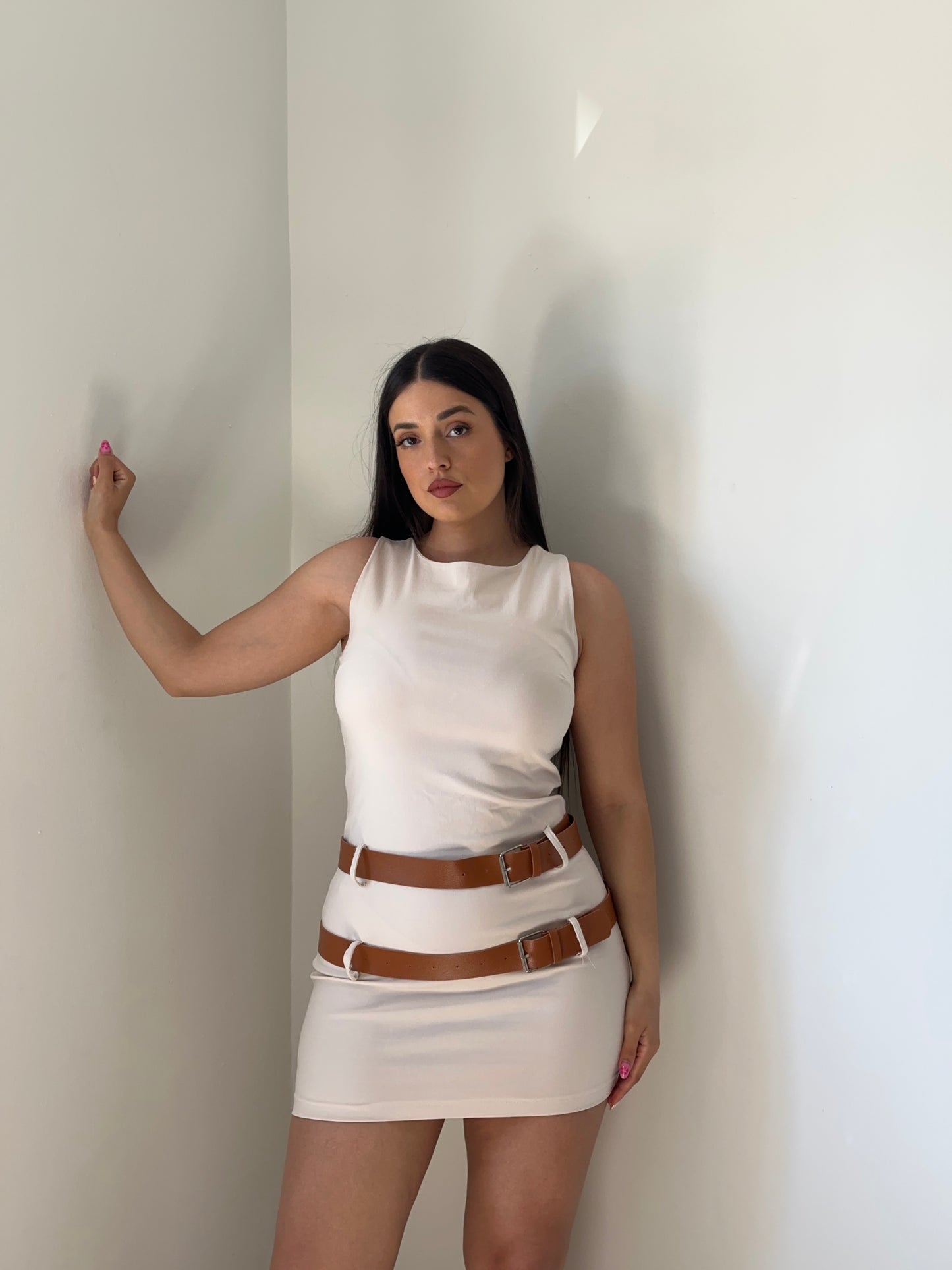 VESTIDO MINI CINTURONES