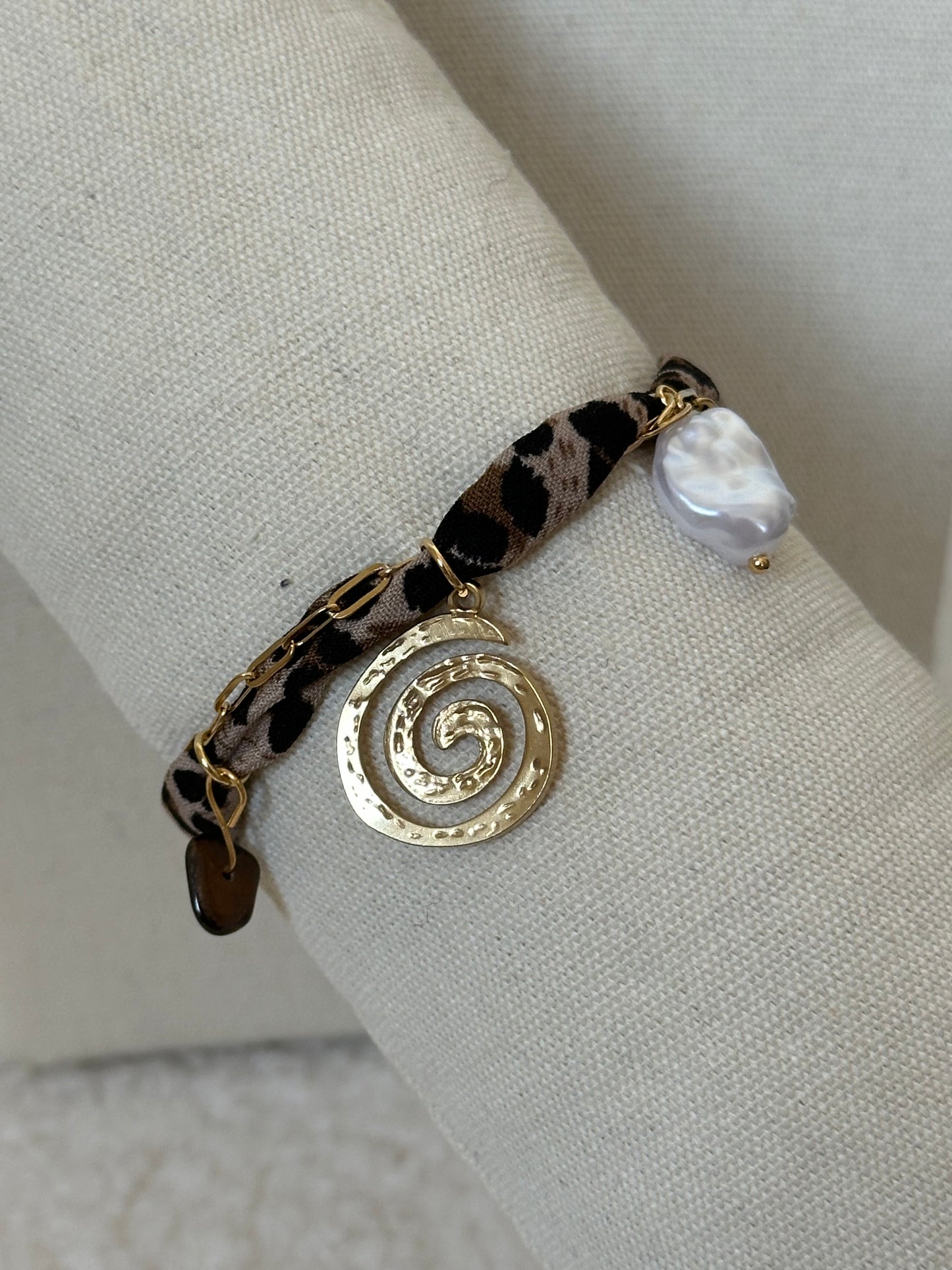 PULSERA ANIMAL PRINT CHARMS