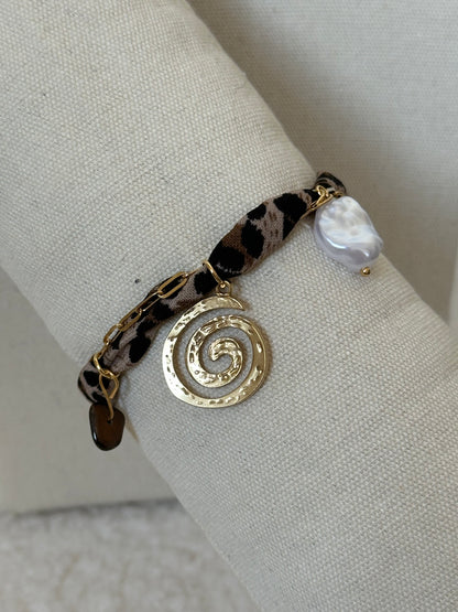 PULSERA ANIMAL PRINT CHARMS