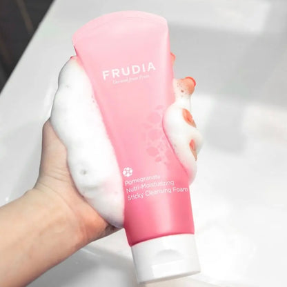 FRUDIA POMEGRANATE NUTRI-MOISTURIZING STICKY CLEANSING FOAM