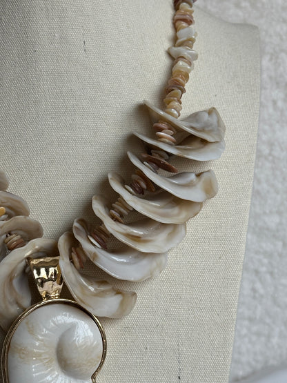 COLLAR CARACOLA CONCHAS