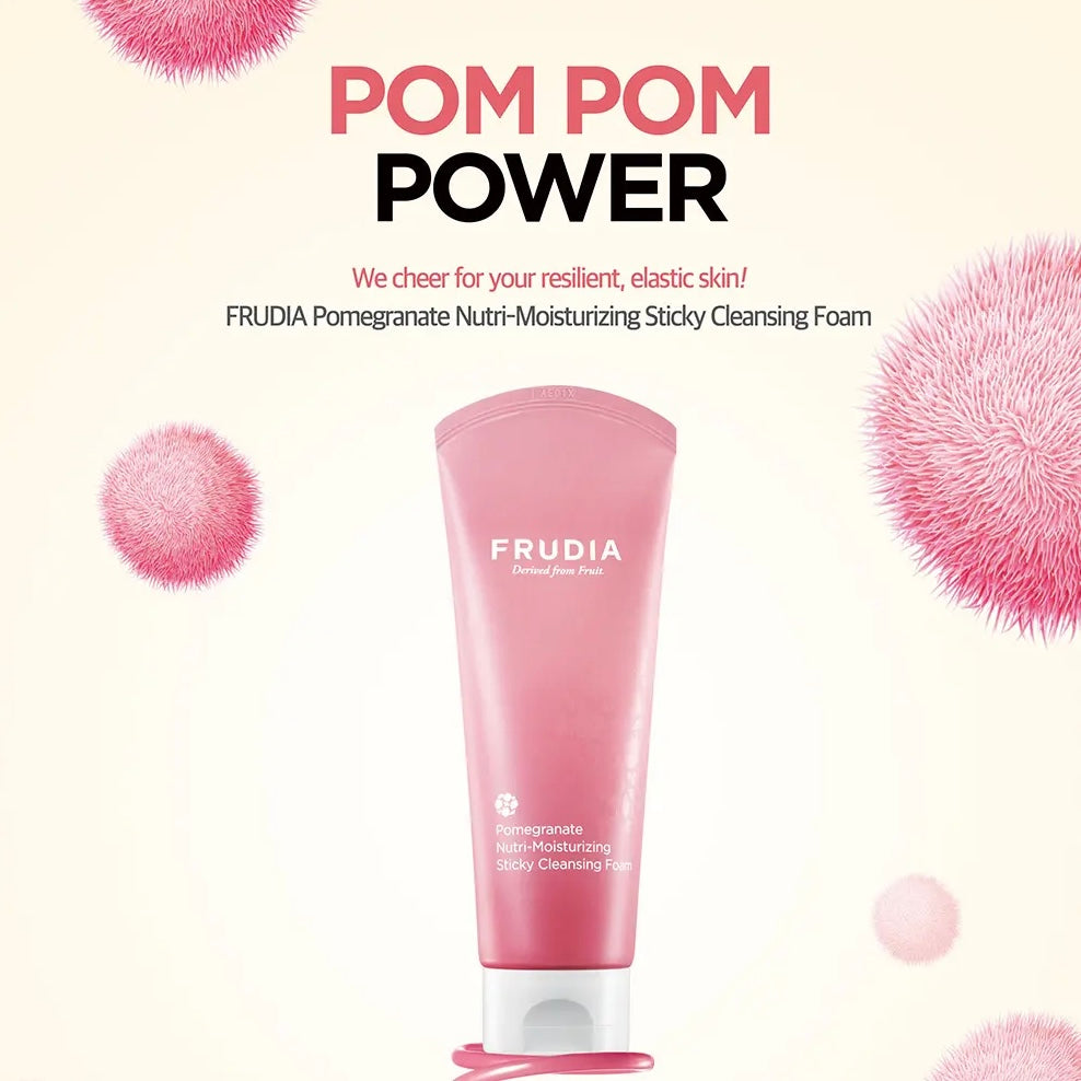 FRUDIA POMEGRANATE NUTRI-MOISTURIZING STICKY CLEANSING FOAM