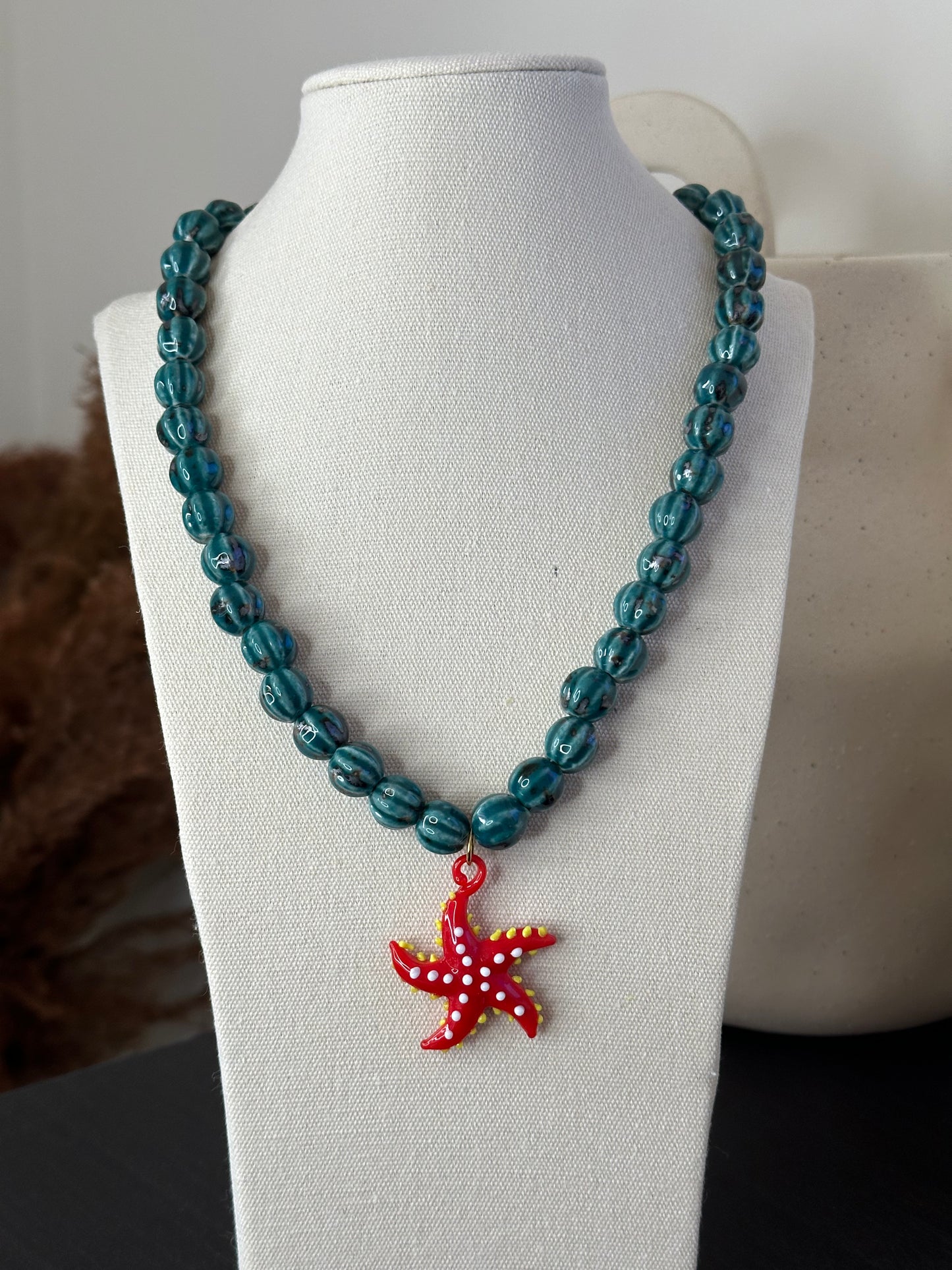 COLLAR STARFISH ROJA (PREVENTA)