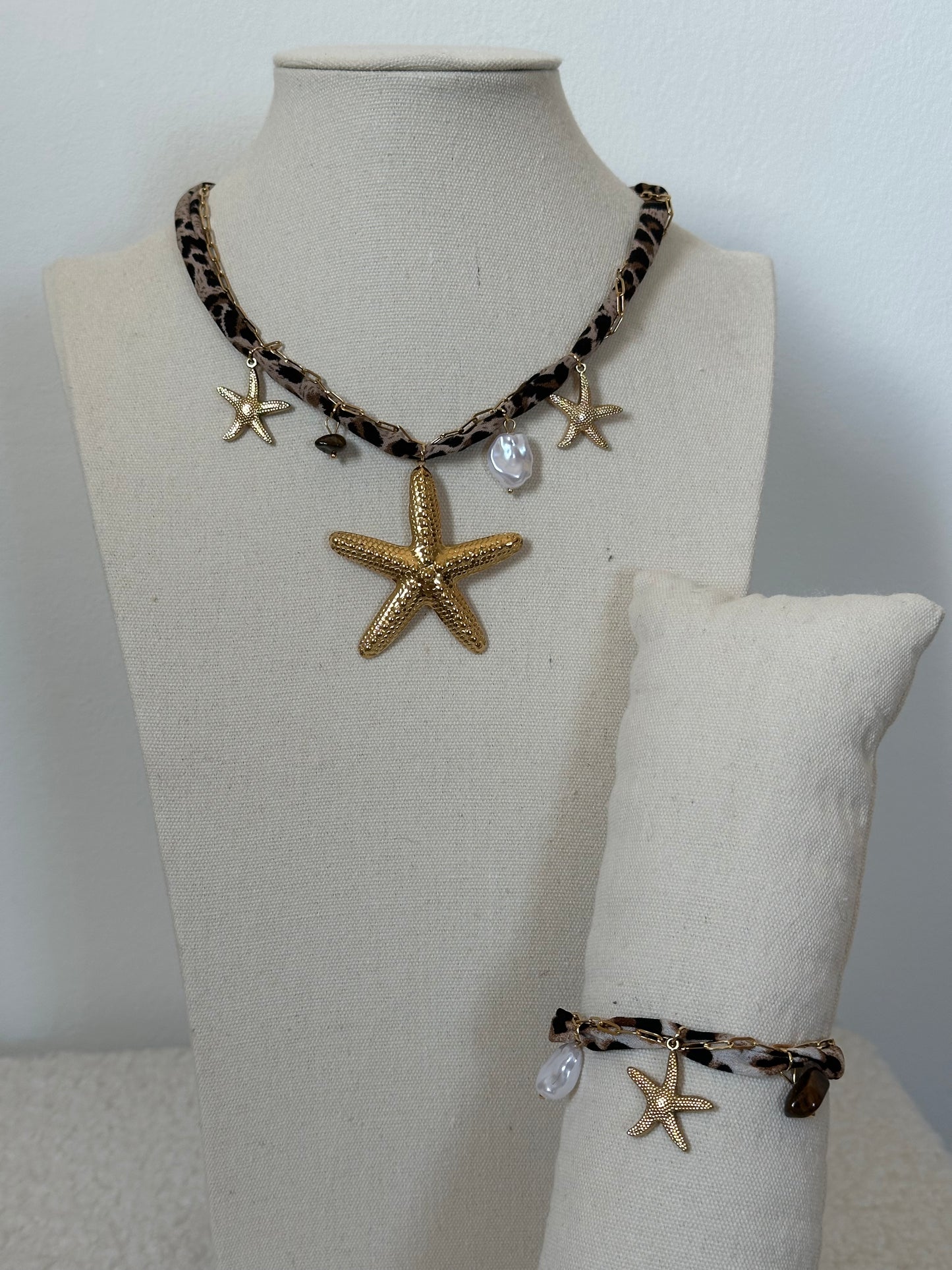 COLLAR ANIMAL PRINT CHARMS