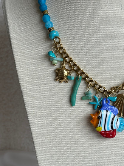 COLLAR AZUL PEZ