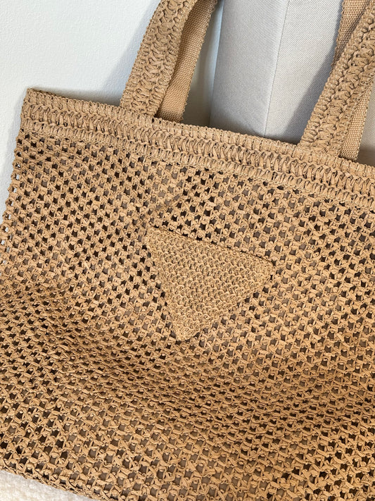 BOLSO PLAYA RAFIA
