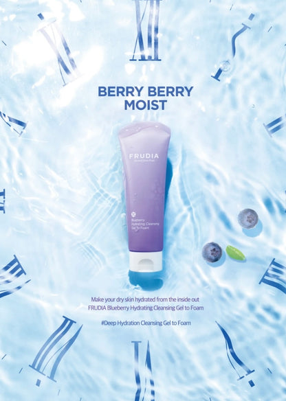 FRUDIA BLUEBERRY HYDRATING CLEANSING GEL TO FOAM