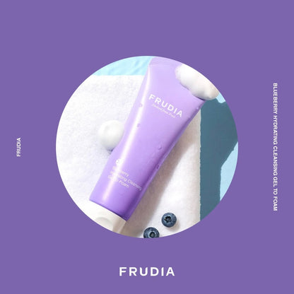 FRUDIA BLUEBERRY HYDRATING CLEANSING GEL TO FOAM