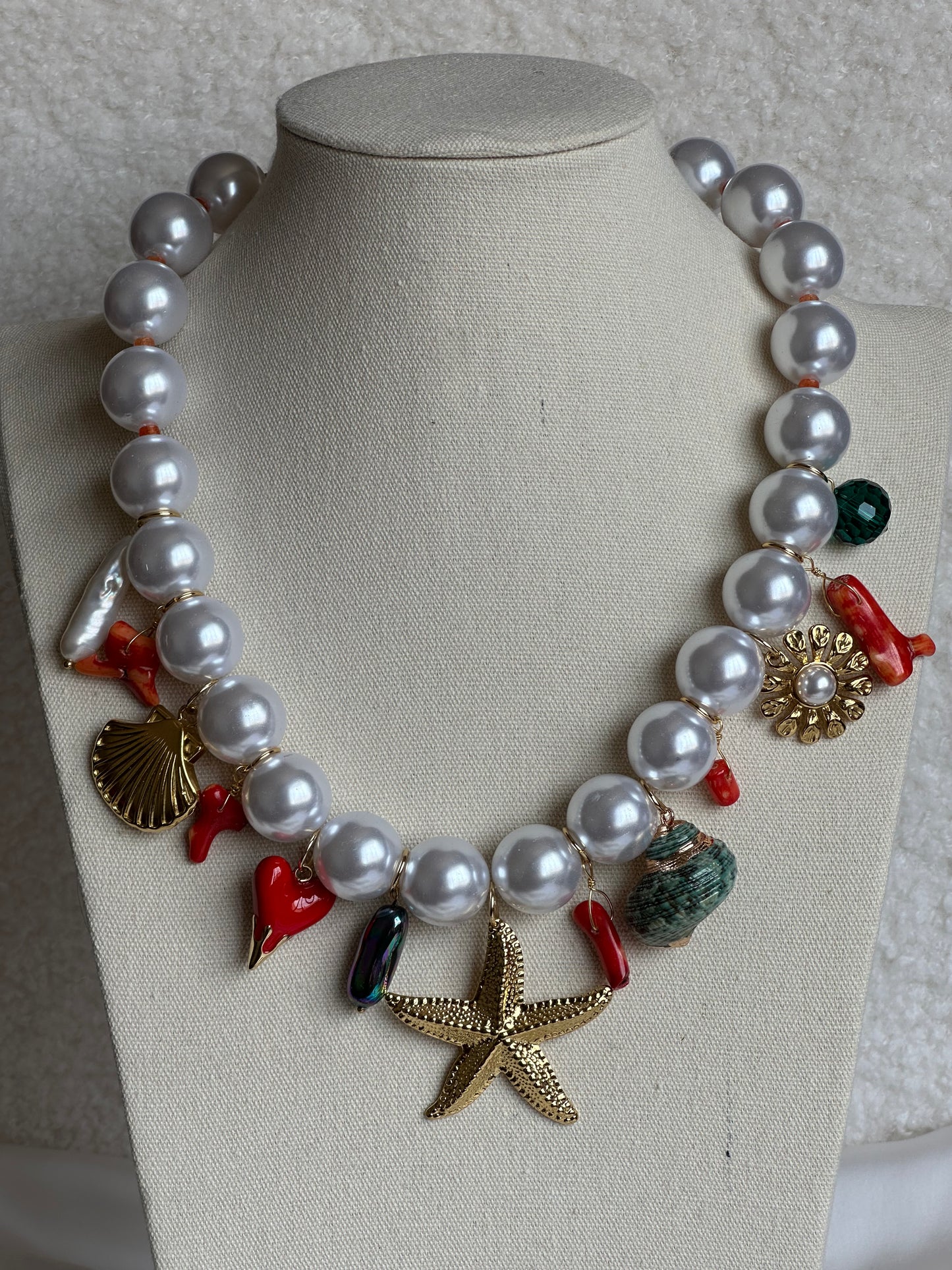COLLAR PERLAS CHARMS
