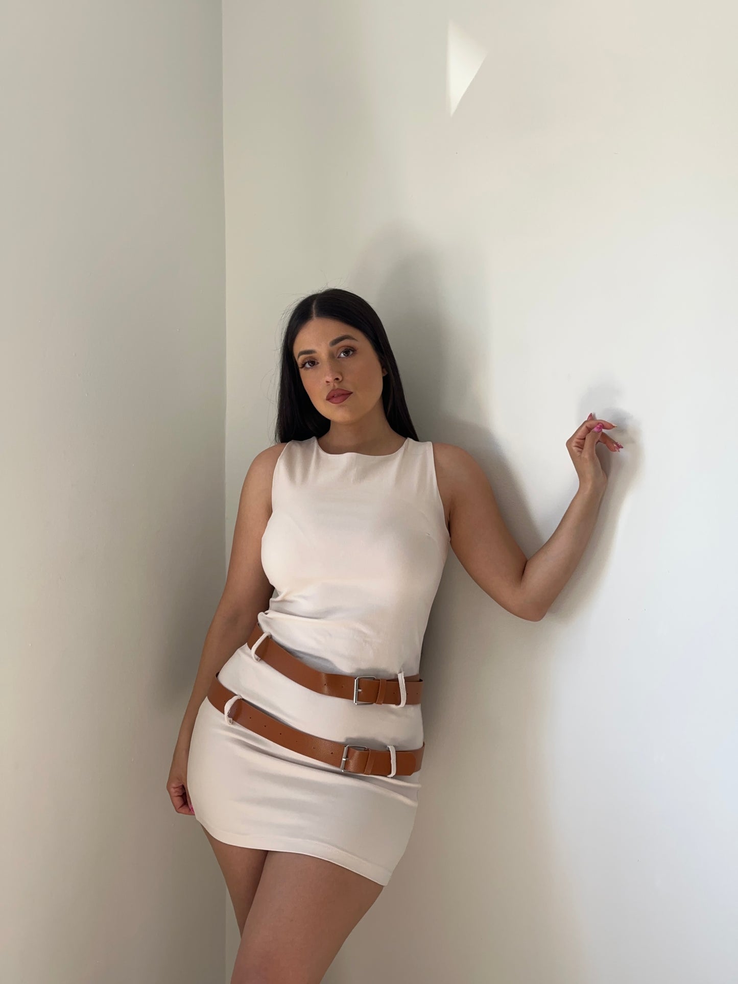 VESTIDO MINI CINTURONES