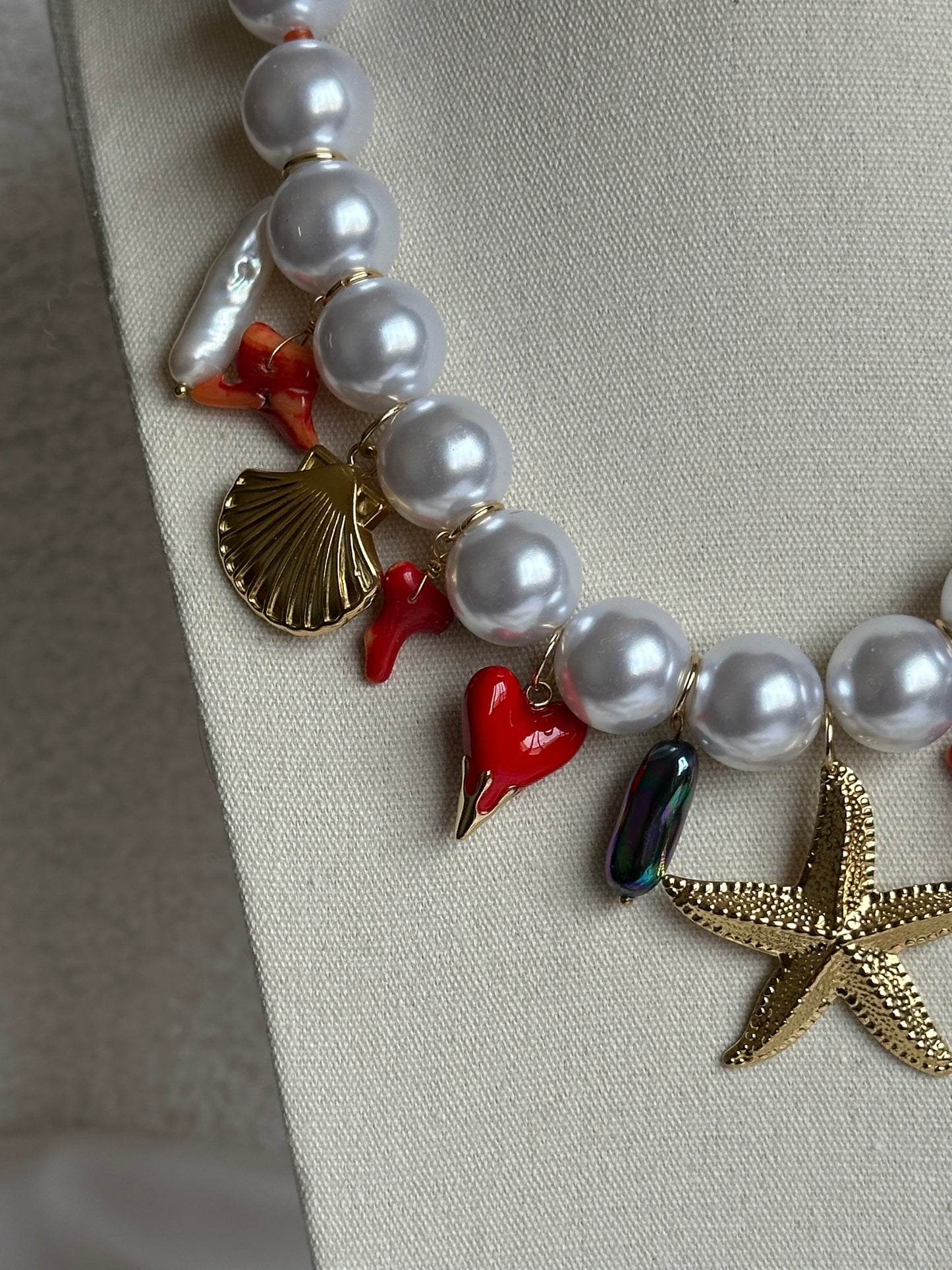 COLLAR PERLAS CHARMS