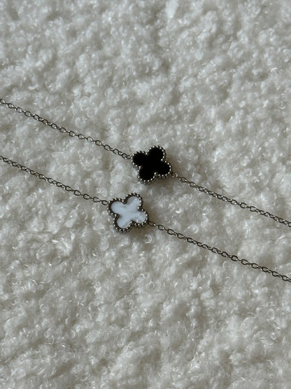 PULSERA FLOR PLATA