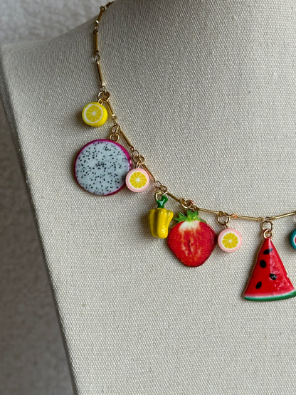 COLLAR CADENA FRUTAS