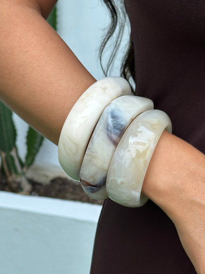 SET 3 MAXI PULSERAS ACRÍLICAS