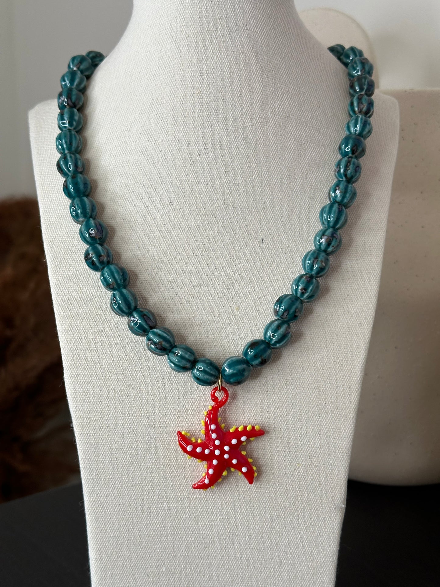 COLLAR STARFISH ROJA (PREVENTA)