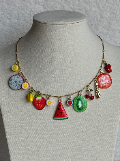 COLLAR CADENA FRUTAS
