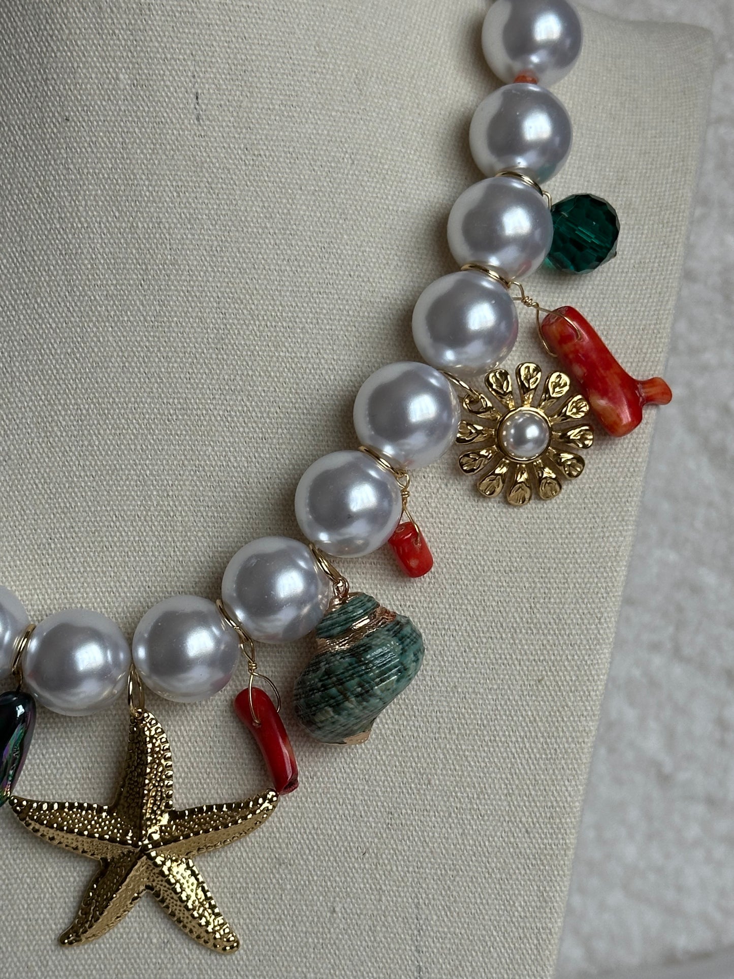 COLLAR PERLAS CHARMS
