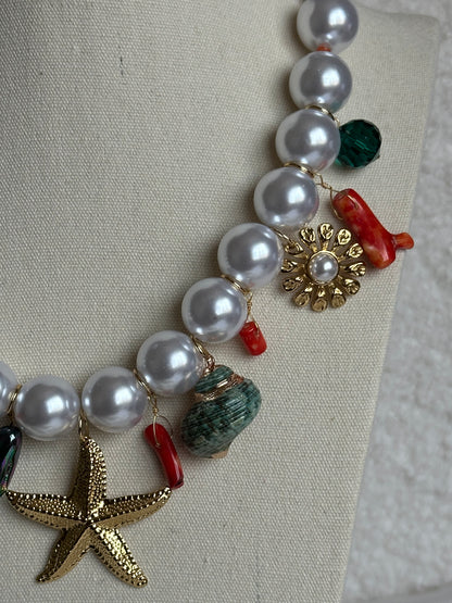 COLLAR PERLAS CHARMS