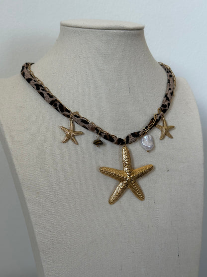 COLLAR ANIMAL PRINT CHARMS