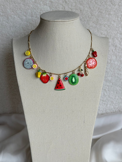 COLLAR CADENA FRUTAS