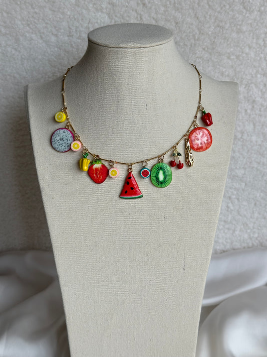 COLLAR CADENA FRUTAS