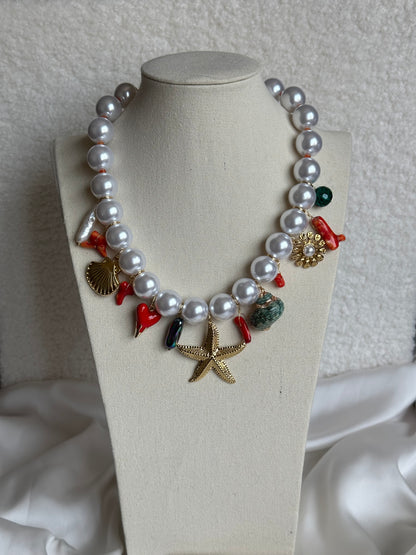 COLLAR PERLAS CHARMS