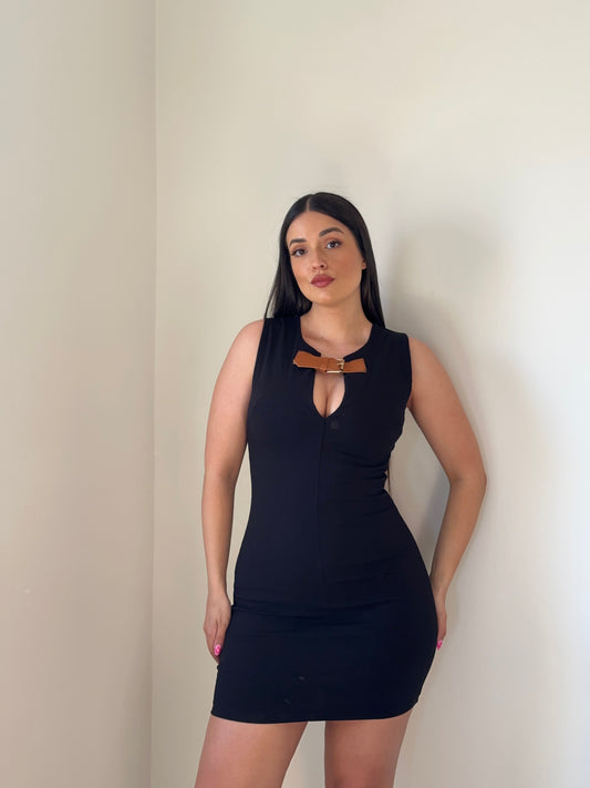 VESTIDO MINI HEBILLA