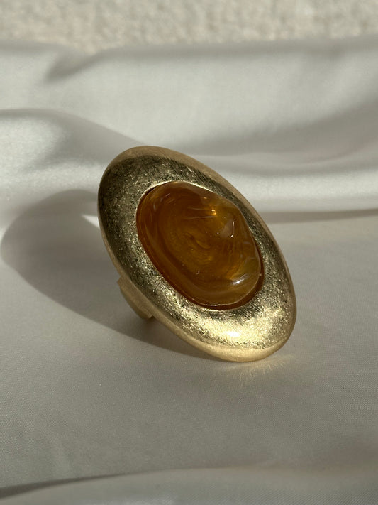 MAXI ANILLO ALARGADO PIEDRA