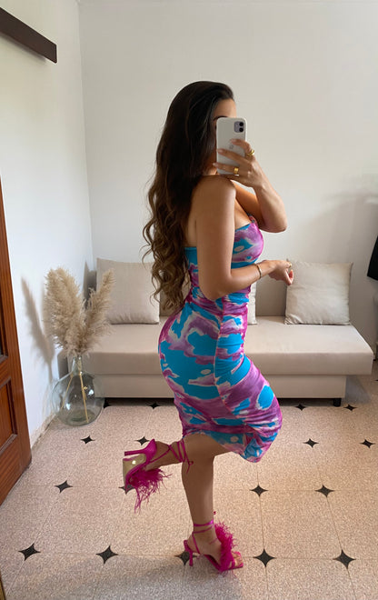 VESTIDO ESTAMPADO TUL