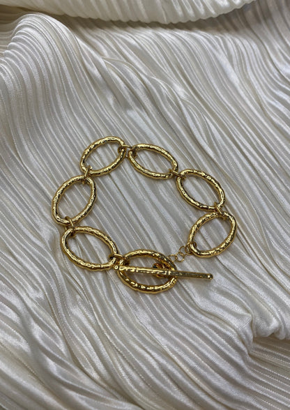 PULSERA ÓVALO IRREGULAR